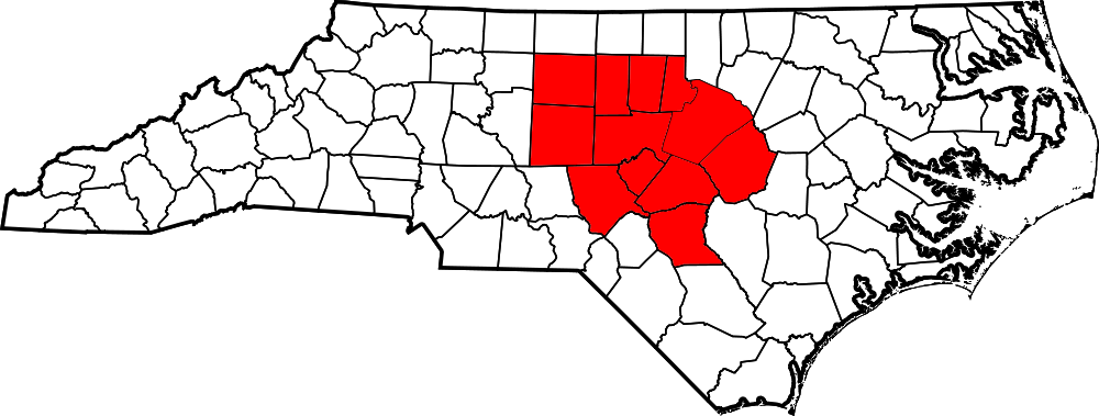Map of NC